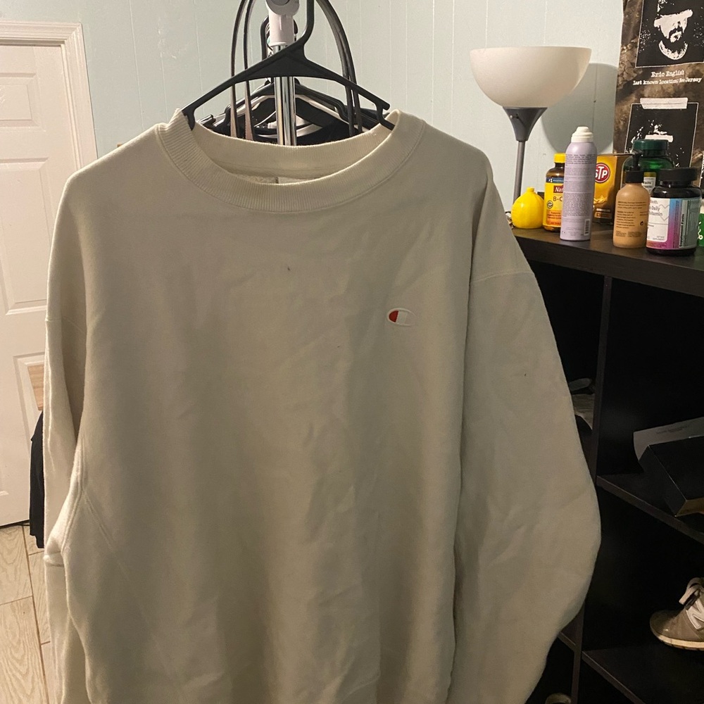 Champion White Sweatshirt
